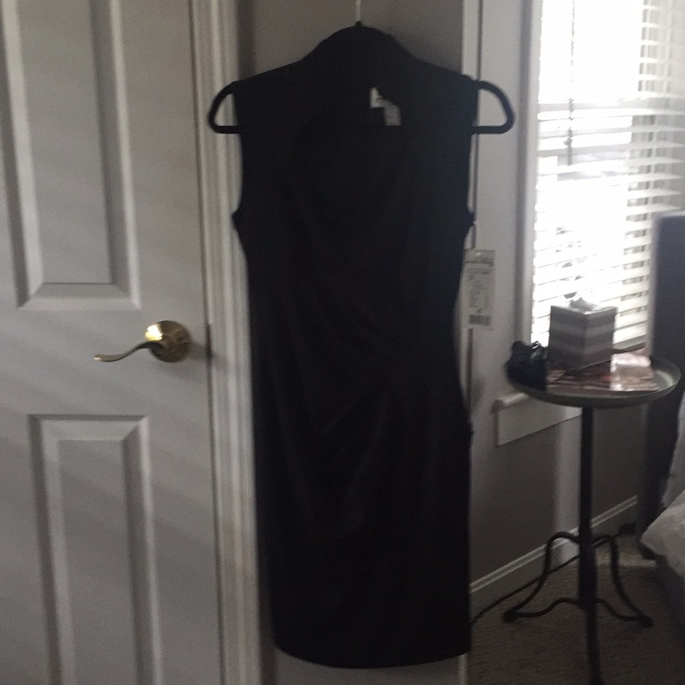 NWT Joseph Ribkoff Black “Robe” Dress - Picture 2 of 7